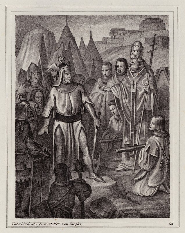 Gründung von Venedig, 5. Jahrhundert von Peter Johann Nepomuk Geiger