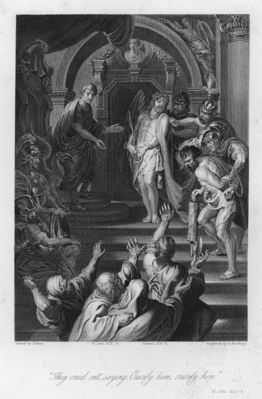 Ecce Homo, Johannes XIX, 6 von Peter Paul (after) Rubens