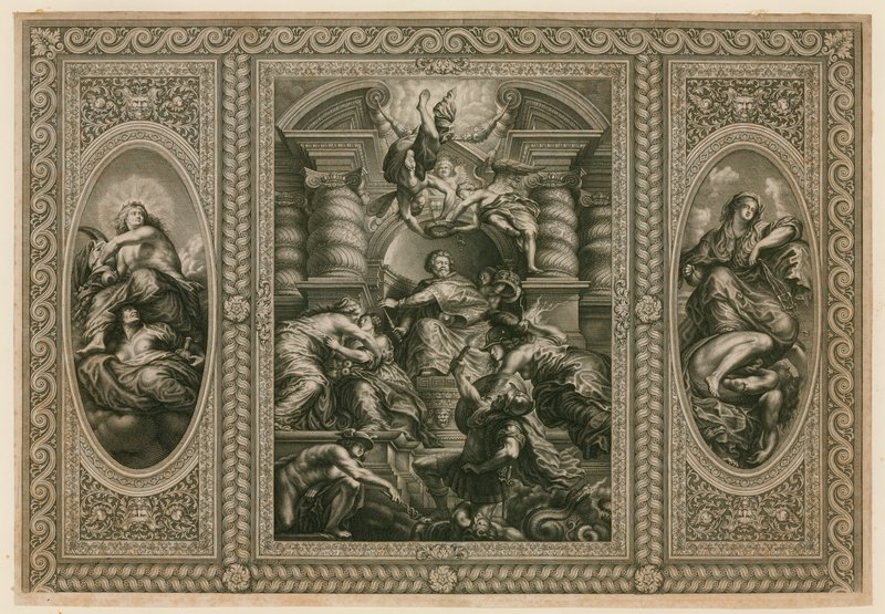 Decke des Bankettsaals in Whitehall von Peter Paul Rubens