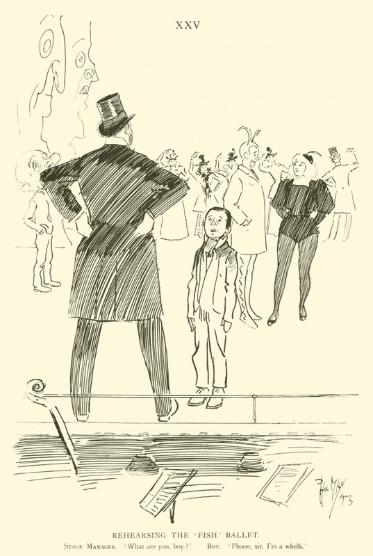 Karikatur von Phil May, aus den 1890er Jahren von Phil May