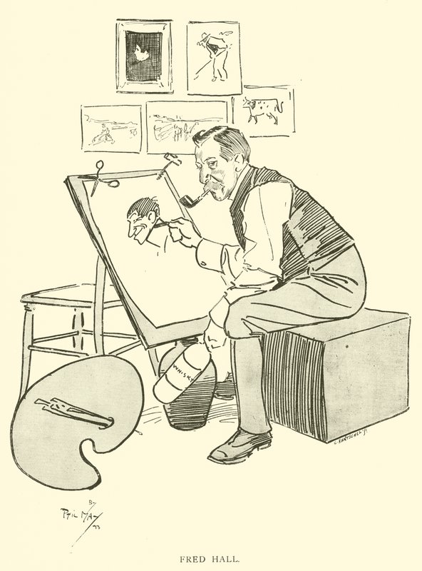 Karikatur von Phil May, aus den 1890er Jahren von Phil May