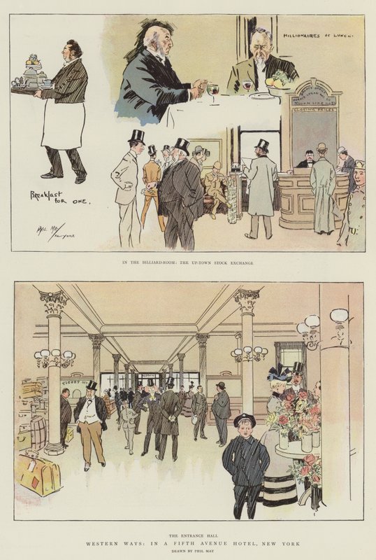 Western Ways, in einem Hotel an der Fifth Avenue, New York von Phil May