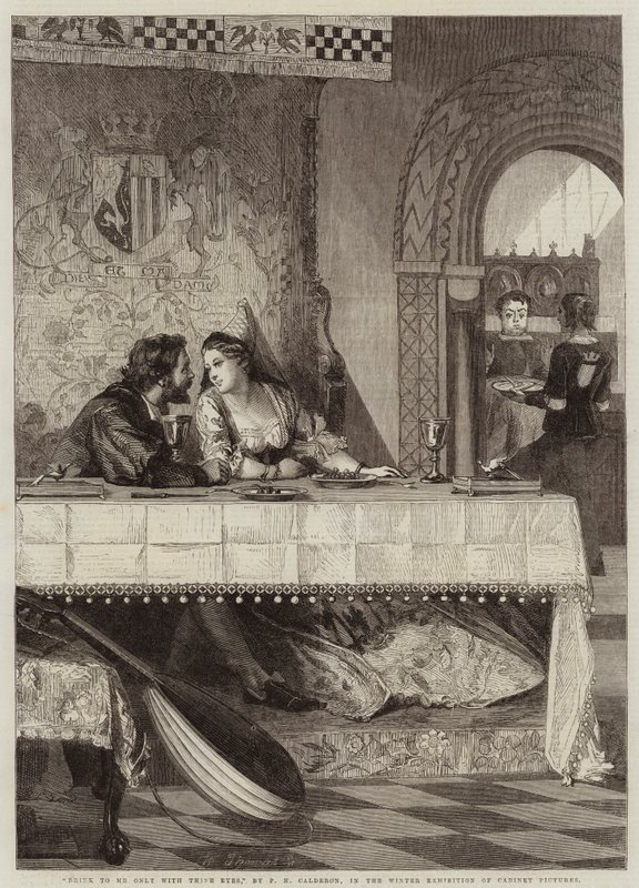 Trink nur mit deinen Augen von Philip Hermogenes Calderon
