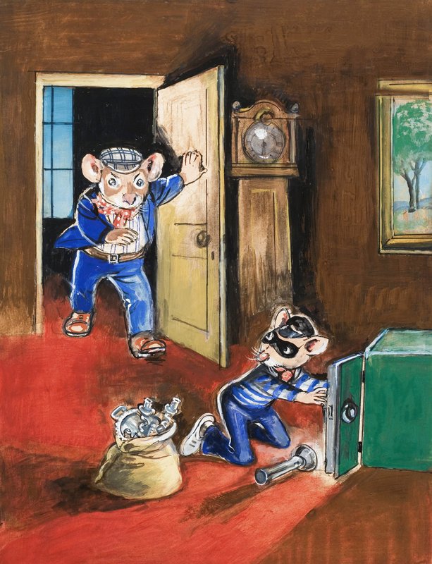 Stadtmaus und Landmaus von Philip Mendoza