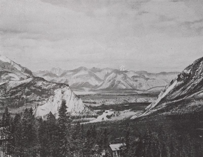 Das Bow-Tal, im kanadischen Nationalpark; Canadian Pacific Railway von Photographer Canadian