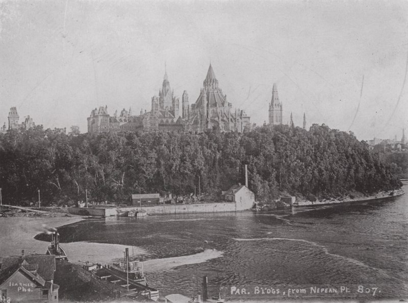 Die Parlamentsgebäude, Ottawa, vom Nepean Point von Photographer Canadian