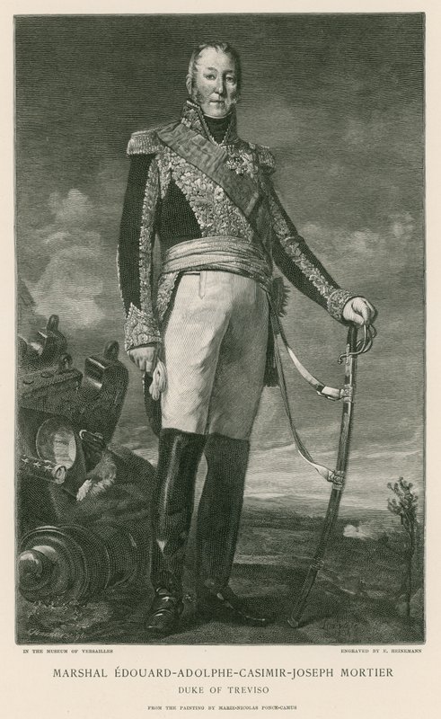 Marschall Edouard-Adolphe-Casimir-Joseph Mortier von Ponce Camus. Marie Nicholas