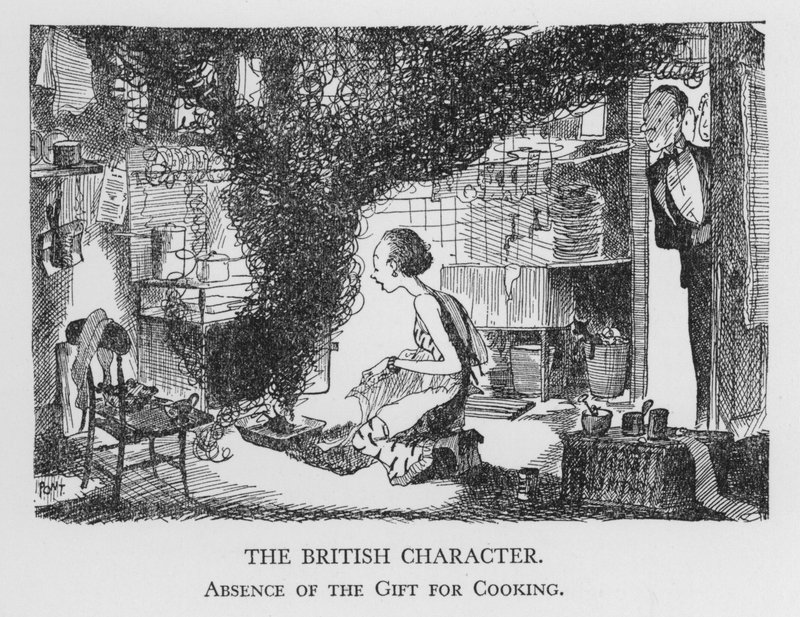 Der britische Charakter, Fehlen des Talents zum Kochen von Pont