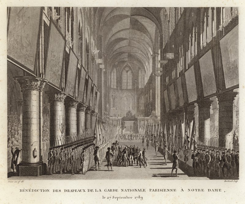 Segnung der Fahnen durch die Pariser Nationalgarde von Prieur