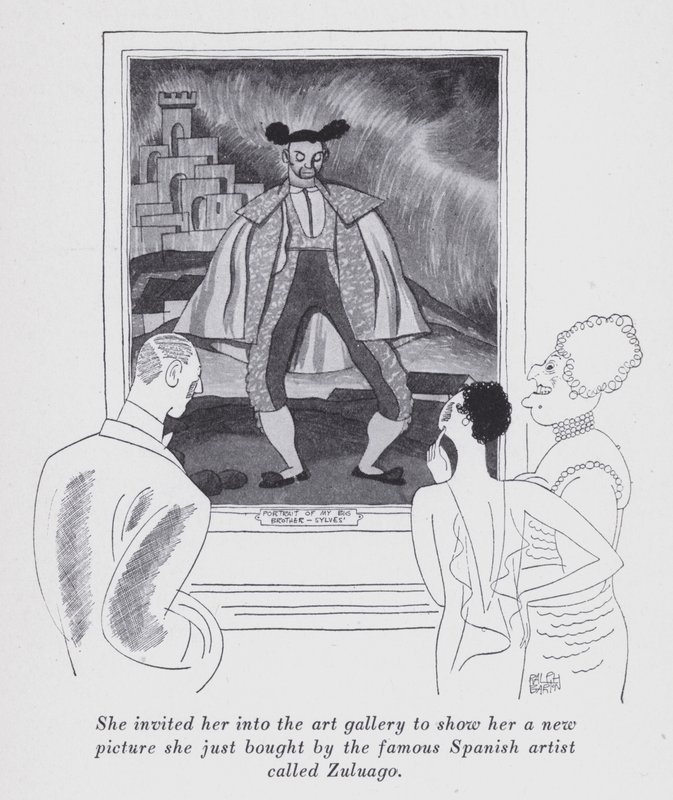 Illustration für "But Gentlemen Marry Brunettes" von Anita Loos von Ralph Barton