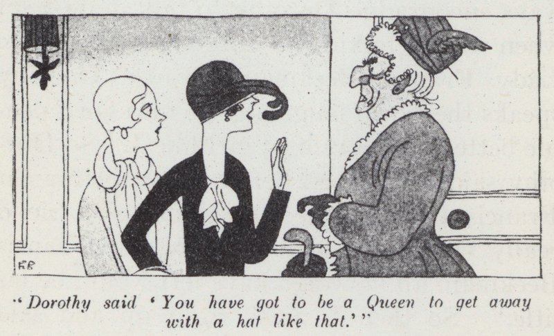 Illustration für Gentlemen Prefer Blondes von Anita Loos von Ralph Barton