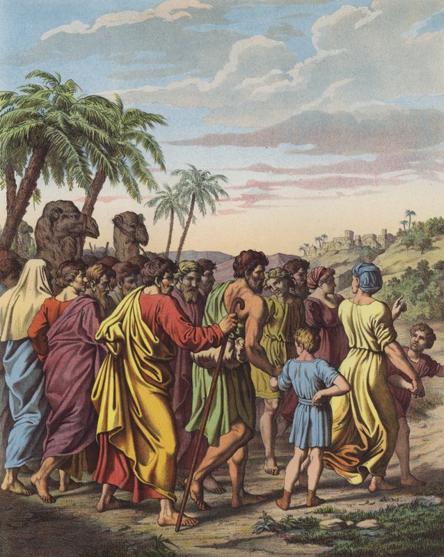 Rückkehr der Israeliten aus ihrer Gefangenschaft in Babylon von after Raphael