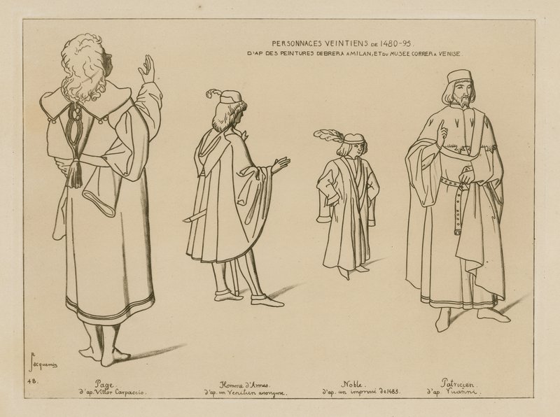 Venezianische Charaktere von 1480-95 von Raphael Jacquemin