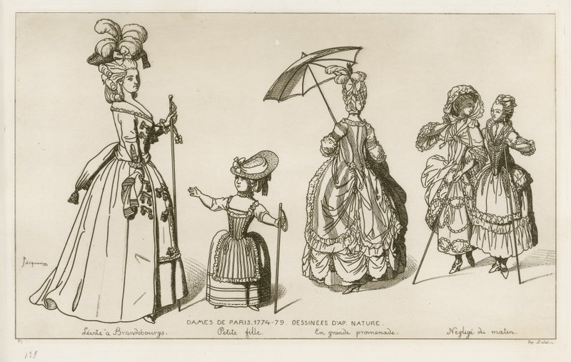 Frauen von Paris, 1774-79 von Raphael Jacquemin
