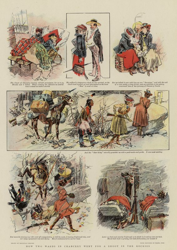 Wie zwei Mündel in Chancery auf die Jagd in die Rockies gingen von Reginald Thomas Cleaver