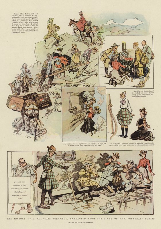 Die Geschichte eines Bergabenteuers, aus dem Tagebuch von Frau "General" Puttie von Reginald Thomas Cleaver