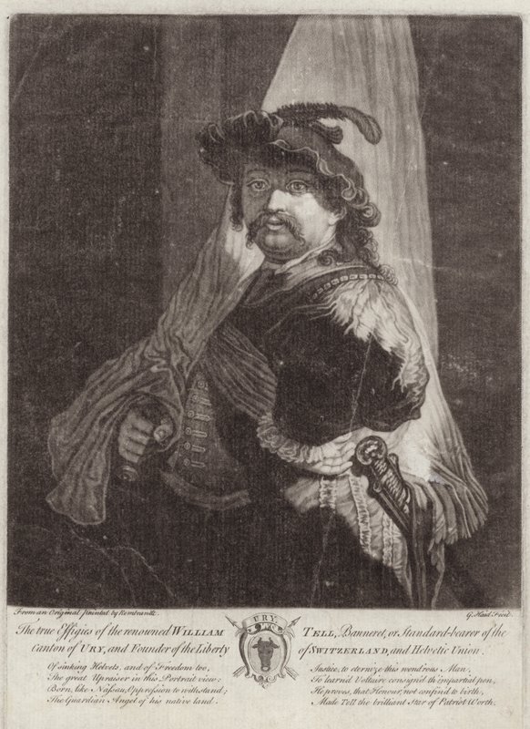 Porträt von Wilhelm Tell von Rembrandt van Rijn
