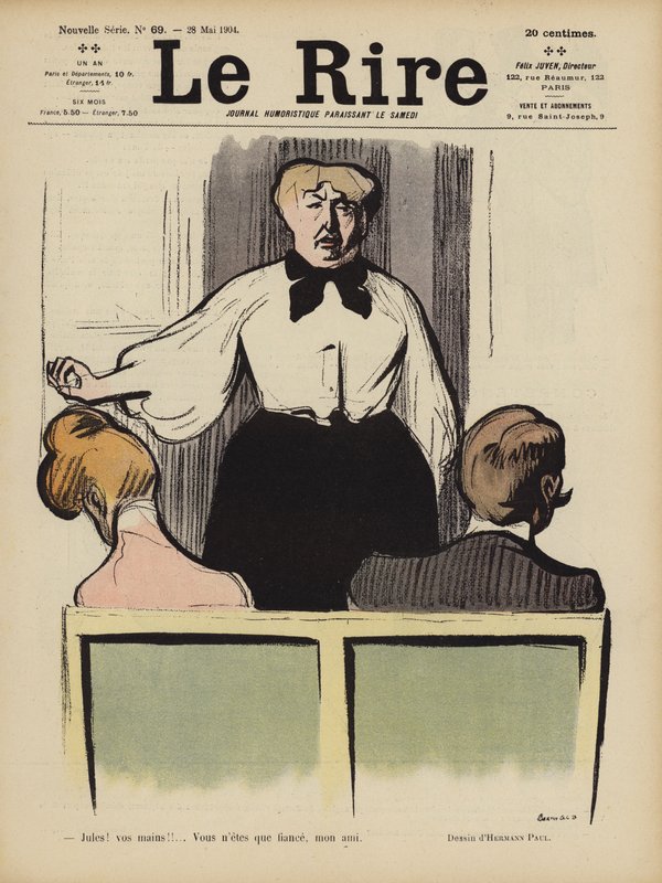Illustration für Le Rire von Rene George Hermann Paul