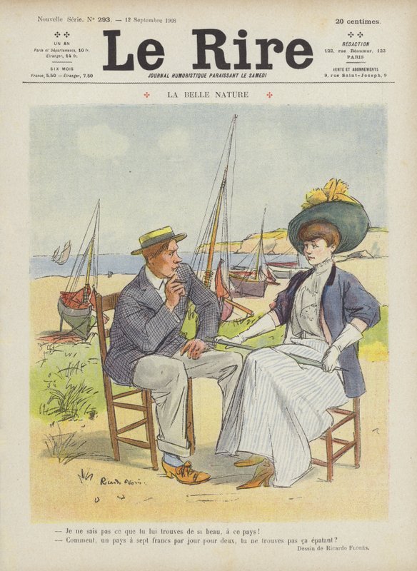 Illustration für Le Rire von Ricardo Flores