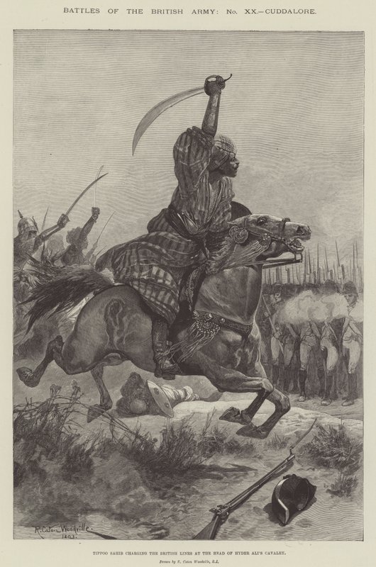 Schlachten der britischen Armee, Cuddalore von Richard Caton Woodville junior