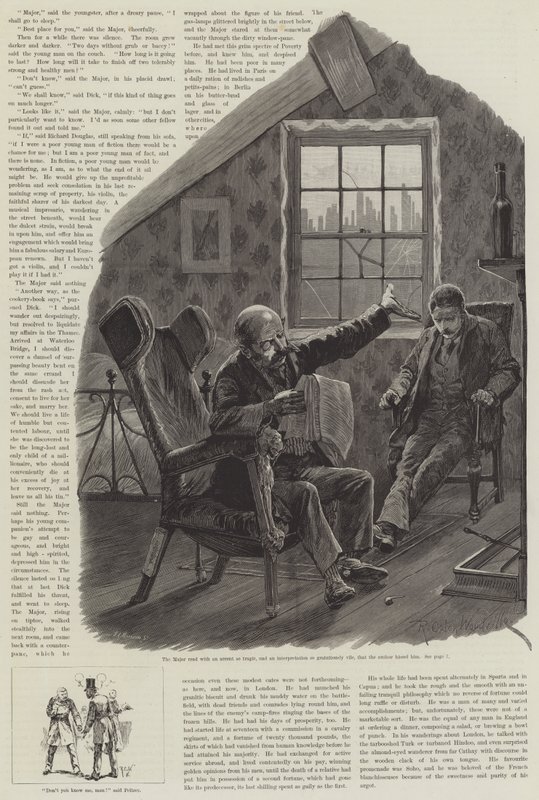 Zynisches Glück, eine Geschichte eines Mannes mit Gewissen, von David Christie Murray von Richard Caton Woodville junior