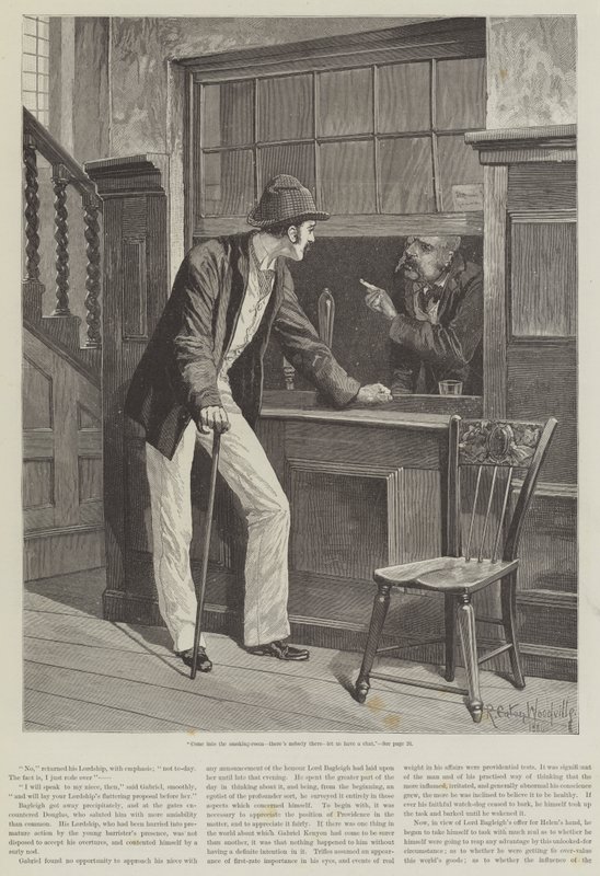 Zynisches Glück, eine Geschichte eines Mannes mit Gewissen, von David Christie Murray von Richard Caton Woodville junior