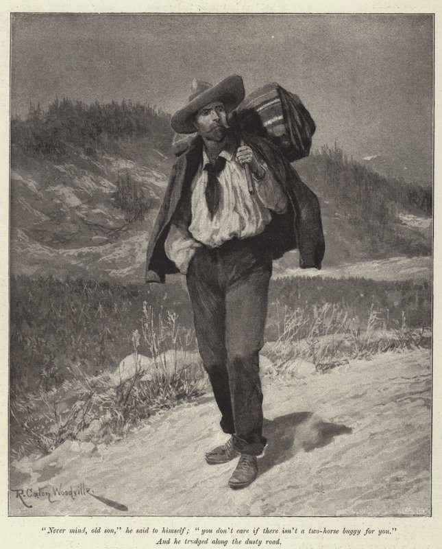 Illustration für Der Mut von Pauline Camacho, von Morley Roberts von Richard Caton Woodville junior