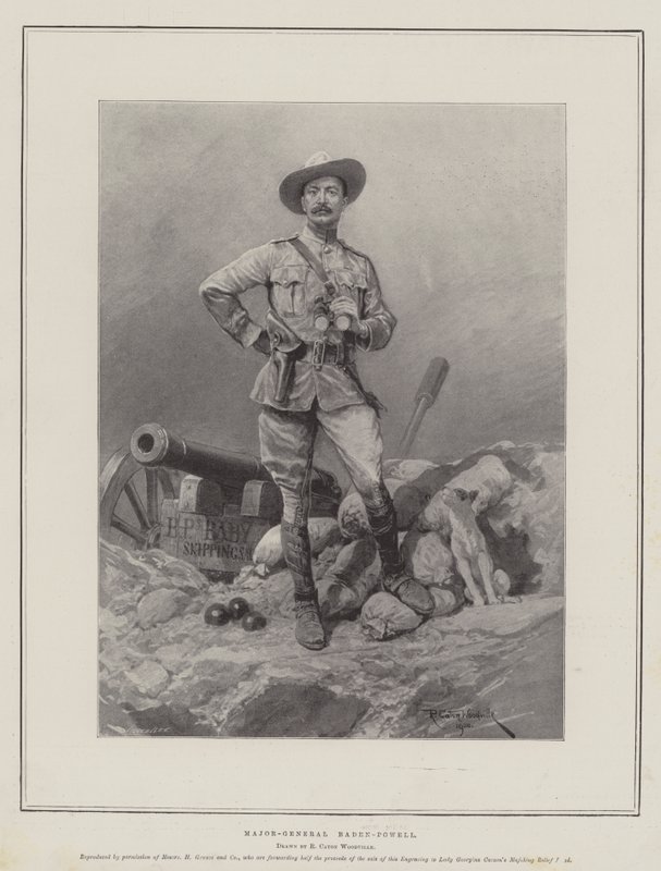 Generalmajor Baden-Powell von Richard Caton Woodville junior