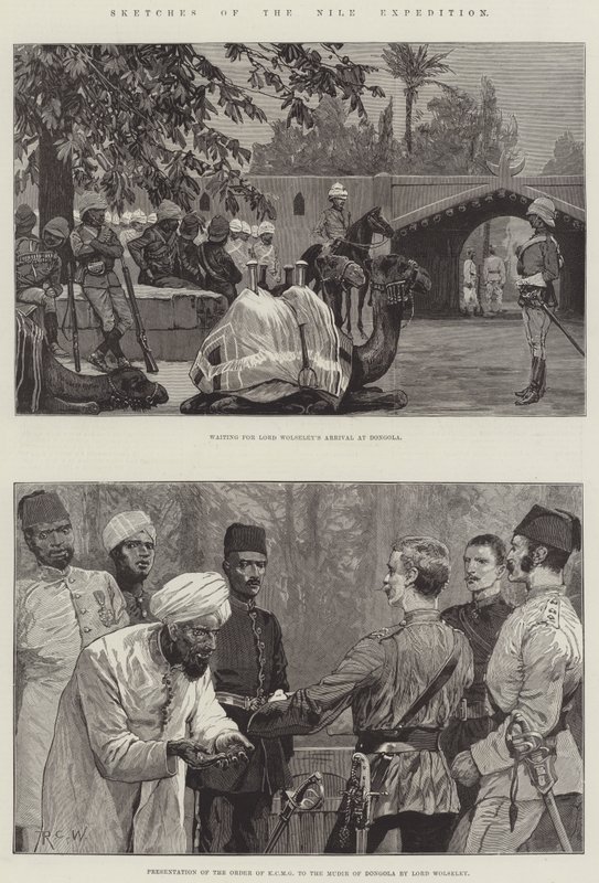 Skizzen der Nil-Expedition von Richard Caton Woodville junior