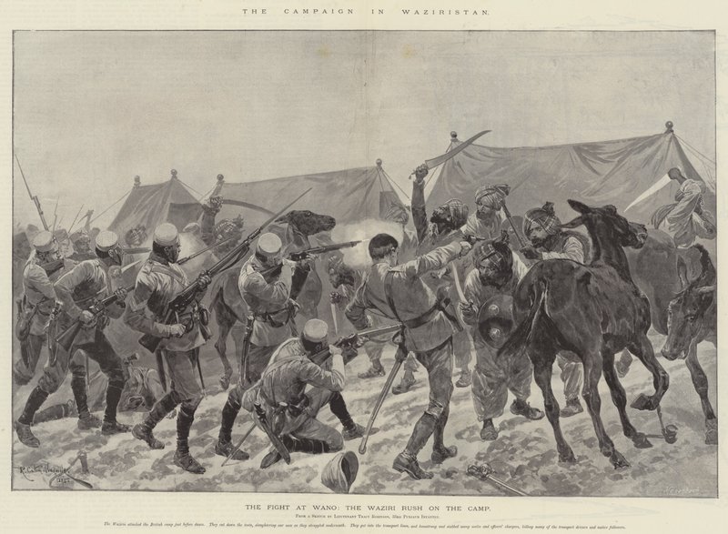 Die Kampagne in Waziristan von Richard Caton Woodville junior