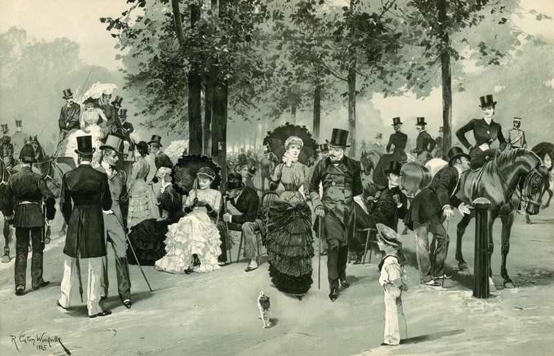In der Reihe, Hyde Park von Richard Caton Woodville