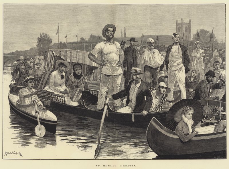Bei der Henley Regatta von Richard Caton Woodville junior
