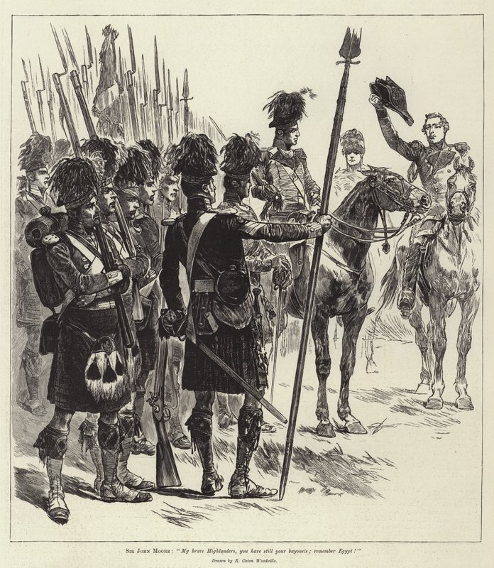 Schlachten der britischen Armee, Corunna von Richard Caton Woodville junior