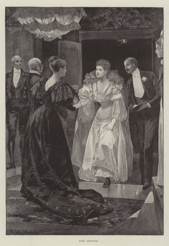 Späte Ankünfte von Richard Caton Woodville junior