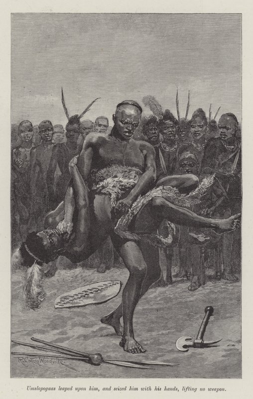 Nada die Lilie, von H. Rider Haggard von Richard Caton Woodville junior