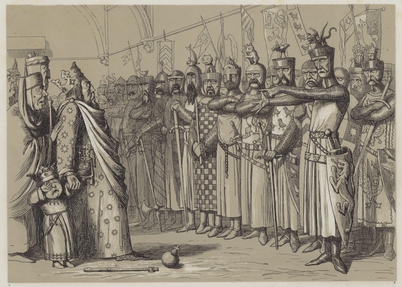Heinrich III. trifft sein Parlament von Richard Doyle