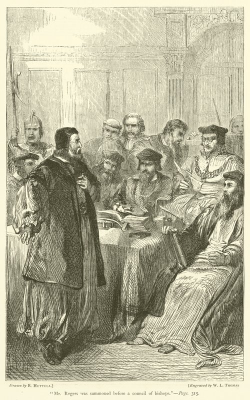 Herr Rogers wurde vor einen Rat von Bischöfen geladen von Richard Huttula