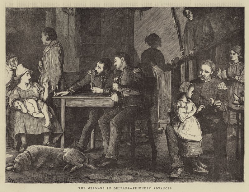 Die Deutschen in Orleans, freundliche Annäherungen von Robert Walker Macbeth