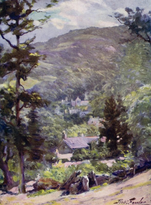 Ferner Blick auf Bettws-y-Coed von Robert (after) Fowler