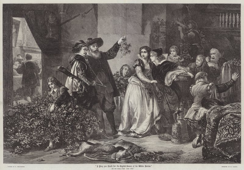 Ich bitte Sie, ihr die englische Lektion der weißen Beeren beizubringen von Robert Alexander Hillingford