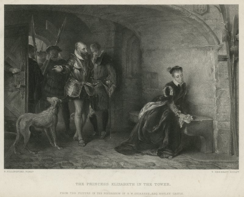 Prinzessin Elizabeth im Tower von Robert Alexander Hillingford