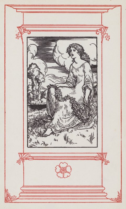 Illustration für englische Lieder von Robert Anning Bell