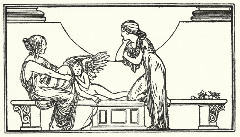 Illustration für Gedichte von John Keats von Robert Anning Bell