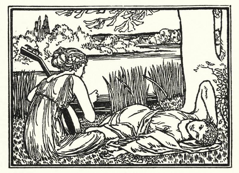 Illustration für Gedichte von John Keats: Endymion von Robert Anning Bell