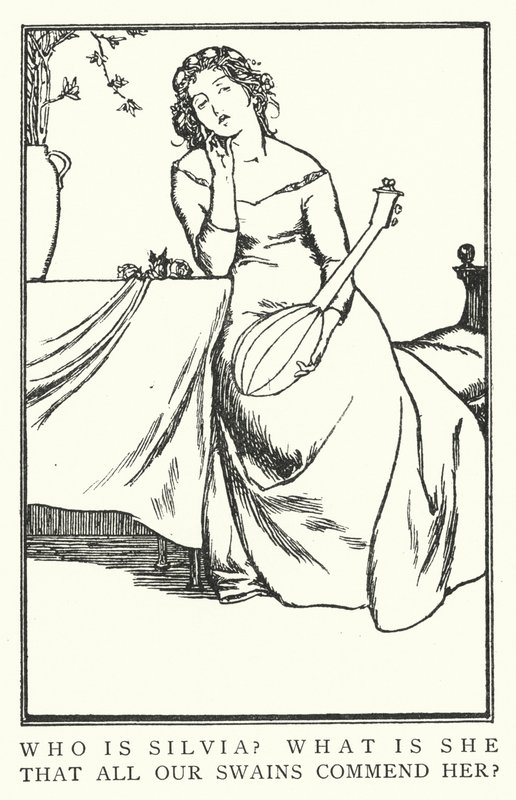 Wer ist Silvia? Was ist sie, dass alle unsere Hirten sie loben? von Robert Anning Bell