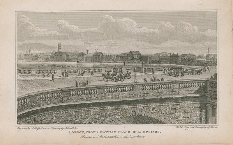 London, von Chatham Place, Blackfriars von Robert Blemell Schnebbelie