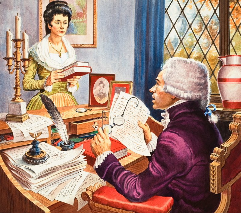 Robespierre und Eleanore Duplay von Robert Brook