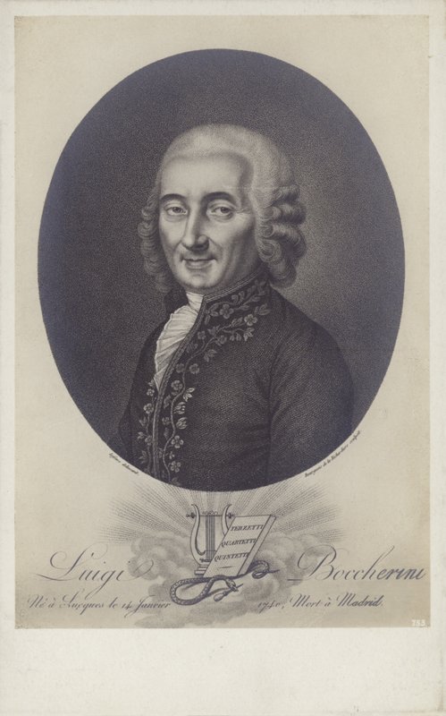 Luigi Boccherini, italienischer Komponist und Cellist (1743-1805) von Robert Lefevre