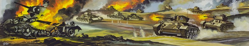 Die Schlacht von El Alamein von Ron Embleton