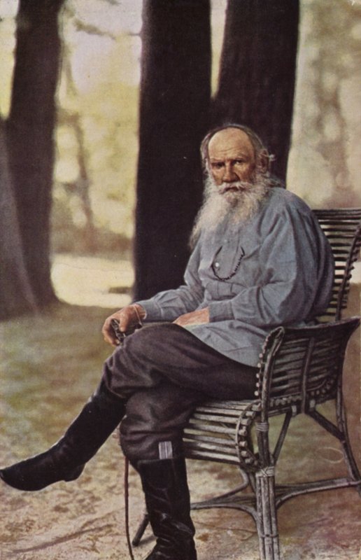 Leo Tolstoi (1828-1910), russischer Schriftsteller, Erzähler und Dramatiker von Russian Photographer